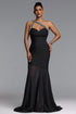 Shannon Chic Contour Pearl Crystal Strap Bandage Maxi Dress