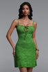 aViaya Resort Cinched Sleeveless Jacquard Woven Mini Dress