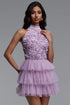 Zaria Resort Flowy Sleeveless Tulle Mini Dress
