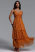 Sami Resort Flowy Sleeveless Lace Detailing Maxi Dress