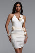 Toto Resort Contour Ruched Knit Mini Dress