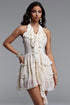 Tenley Resort Flowy Ruffle Chiffon Mini Dress