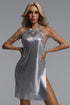 Isme Sequins Metallic Mini Dress