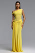 Ridia Chic Contour Off Shoulder Twist Maxi Dress