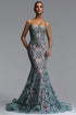 Winni Elegant Contour Cut Out Lace Pattern Maxi Dress