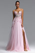 Sissel Romantic Flowy Floral Applique Tulle Maxi Dress