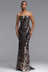 Katya Sleeveless Sequin Maxi Dress