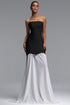 Jane Classic Contour Strapless Contour Bandage Top and Skirt Set