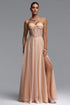 Kila Chic Contour Strapless Glitter Maxi Dress