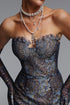 Sophiess Multi Layer Pearl Cross Rhinestone Tassel Necklace