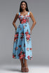 Mailik Resort Flowy Sleeveless Floral Print Woven Maxi Dress
