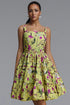 Werko Resort Flowy Sleeveless Floral Print Woven Mini Dress