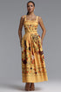 Gayu Resort Flowy Sleeveless Floral Print Woven Maxi Dress