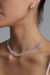 Terlyn Dainty Round Diamond Jewelry Two Piece Set