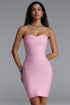 Marne Sweetheart Strapless Bandage Mini Dress