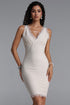 Vida Elegant Spaghetti Strap Tassel Ruched High Slit Lace Maxi Dress
