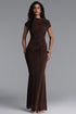 Sienna Luxury One Shoulder Gradient Rhinestone Maxi Dress
