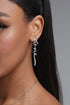 Kori Twisted Curve Diamond Drop Earrings