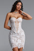 Evey Sexy Contour Floral Lace Top Or Skirt