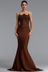 Gearoid Classic Strapless Rhinestone Mermaid Bandage Maxi Dress