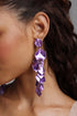 Mako Petal Tassel Earrings