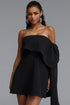 Elay Chic Tailored One Shoulder Woven Mini Dress