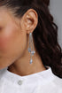 Sharina Multi-Layered Crystal Tassel Earrings