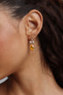 Havera Bow Teardrop Zircon Earrings