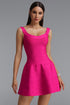 Tegan Elegant Contour Camisole A Line Bandage Mini Dress