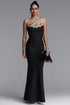 Islay Glamorous One Shoulder Rhinestone Mermaid Bandage Maxi Dress