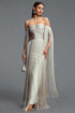 Elliott Sophisticated Contour Off Shoulder Tassel Bandage Maxi Dress