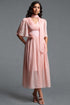 Nicole Romantic Flowy Floral Chiffon Maxi Dress
