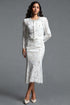 Lilac Romantic Contour Lace Top Or Mermaid Midi Skirt