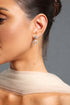 Doma Luxury Circle Rhinestone Drop Earrings