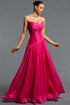 Emory Classic Strapless Sleeveless Ruched Maxi Dress