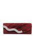 Eurin Diamante Wave Pleated Clutch