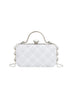 Lyla Stripe Pearls Handle Bag