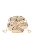 Reminisce Metallic Flower Handle Bag