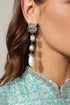 Teray Tassel Pearl Irregularity Earrings