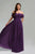 Kiyami Off-shoulder Maxi Dress - Purple