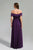 Kiyami Off-shoulder Maxi Dress - Purple