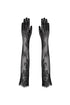Rania Vintage Gothic Floral Lace Long Gloves