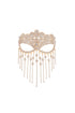 Gerasa Luxury Rhinestone Tassel Masquerade Maskv