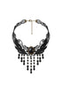 Varo Lace Black Gem Wing Choker