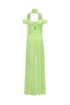 Peoph Off-The-Shoulder Hollowed Out Maxi Dress