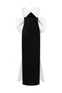 Raidah Sleeveless Bow Hollowed out Bandage Maxi Dress