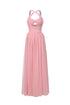 Vakana Hollow High Slit Fold Maxi Dress
