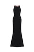 Hedar Sleeveless Backless Sequins Maxi Dress