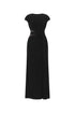Viaua Chic Contour Sleeveless Cut Out Lace Knit Maxi Dress