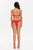 Eamon Flower Crossed Halter Bikini Set